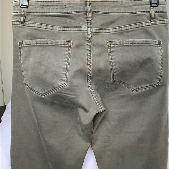 Club Monaco Sonica Denim Pant (Olive Colour) - Picture 7 of 15